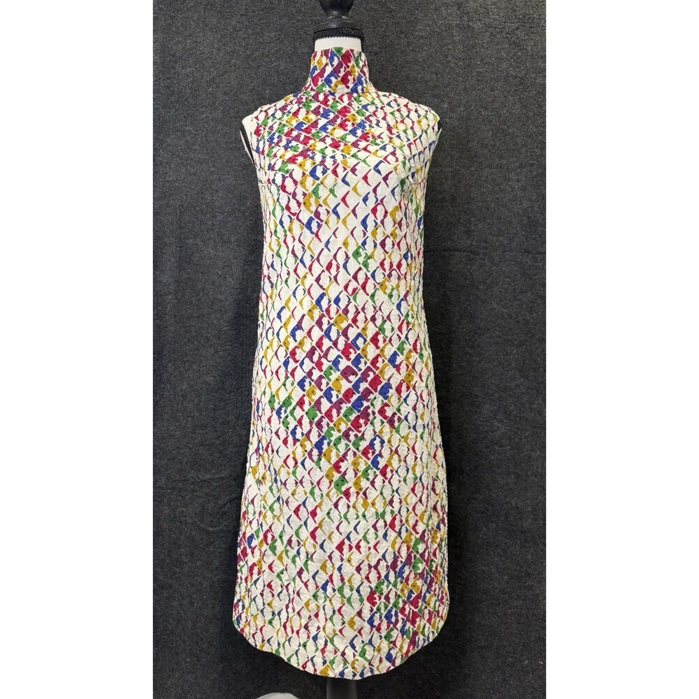 Rare 1960s Mod Rhinestone Boutique Dress By Sara Fredericks